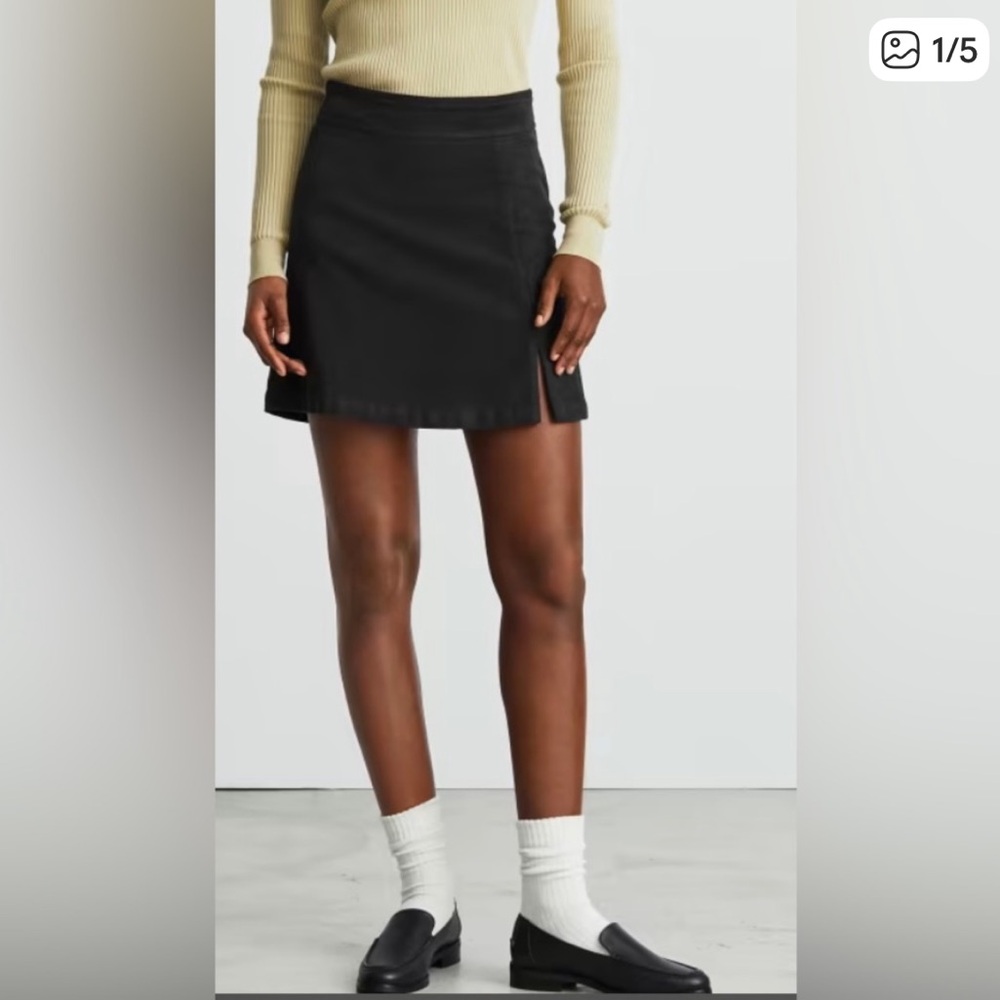 Everlane The Moleskin Mini Skirt